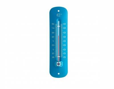 10211 Termometar unutarnji-vanjski metalni -30°C ... +50°C plavi  12-2051-06